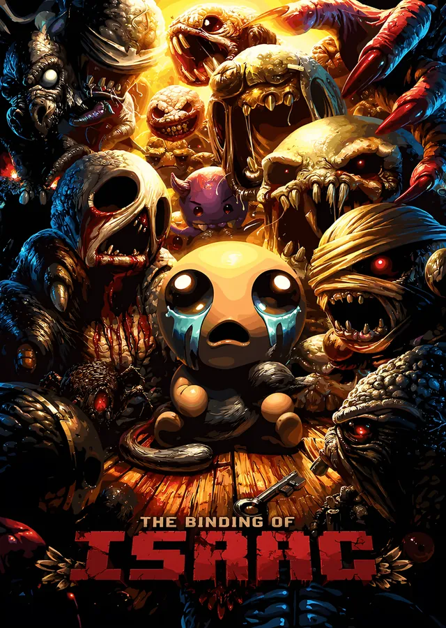 The Binding of Isaac: Canavar Yığınında Isaac metal tablo