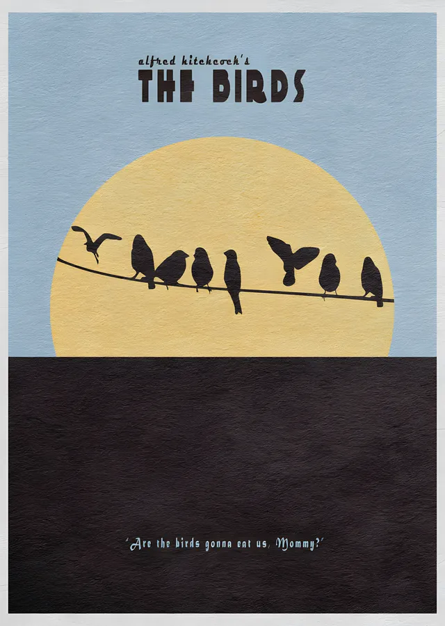 The Birds metal tablo