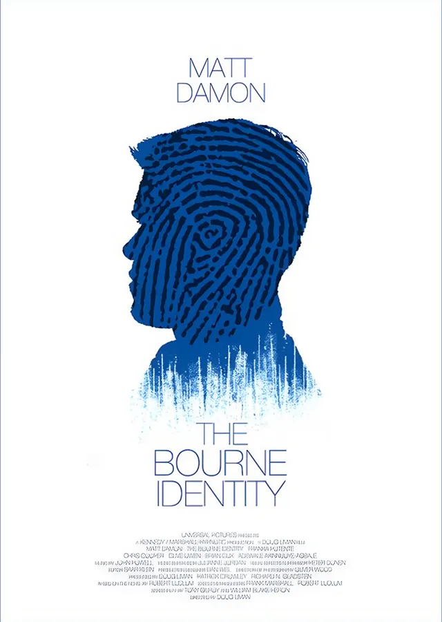 The Bourne Identity Parmak İzi metal tablo