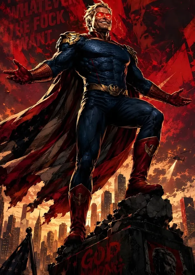 The Boys - Homelander metal tablo