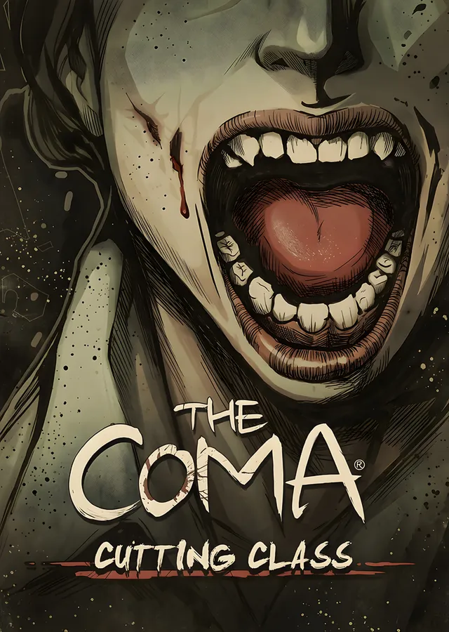 The Coma Cutting Class: Çığlık Atan Yüz metal tablo