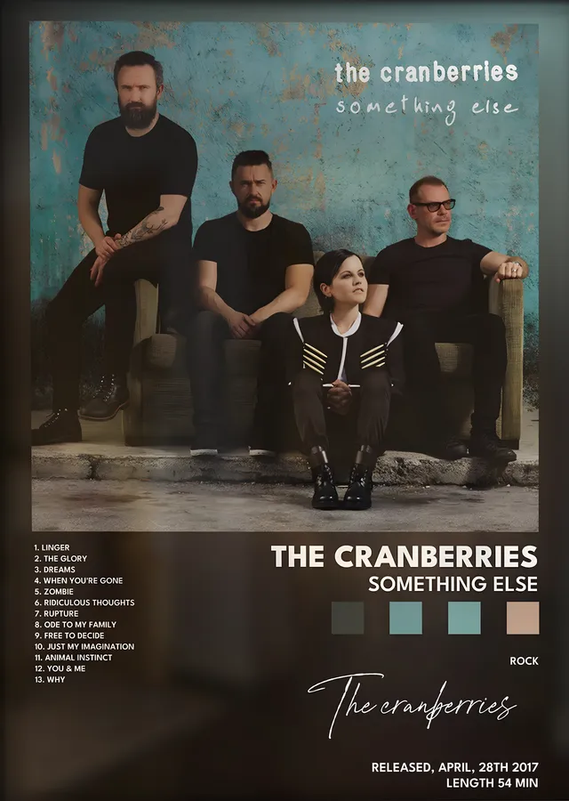 The Cranberries: Something Else metal tablo