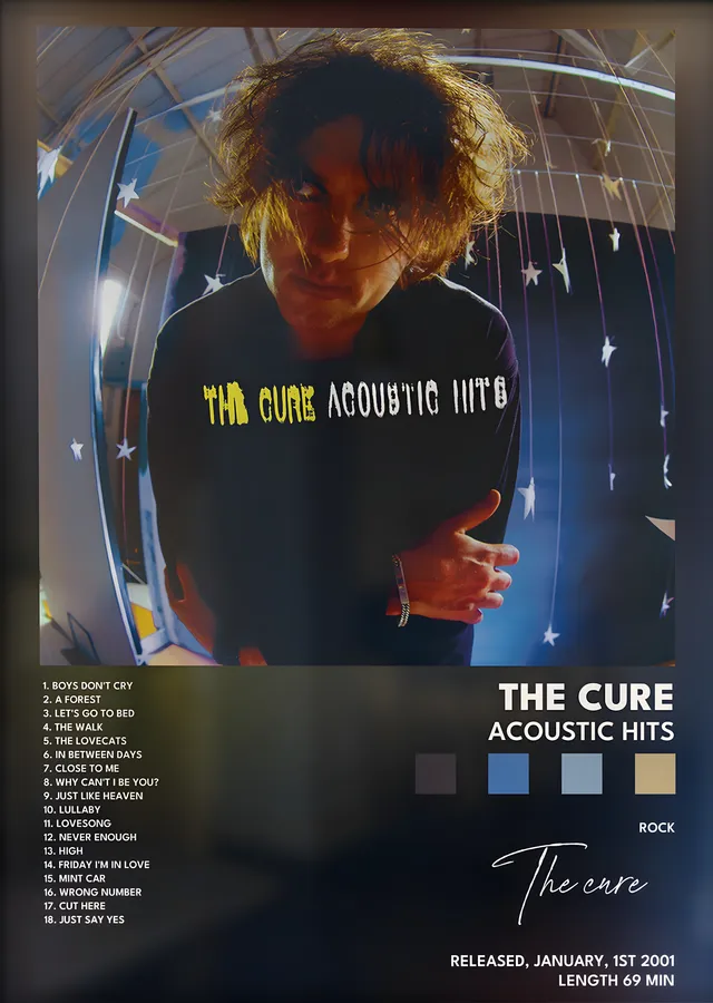 The Cure: Acoustic Hits metal tablo