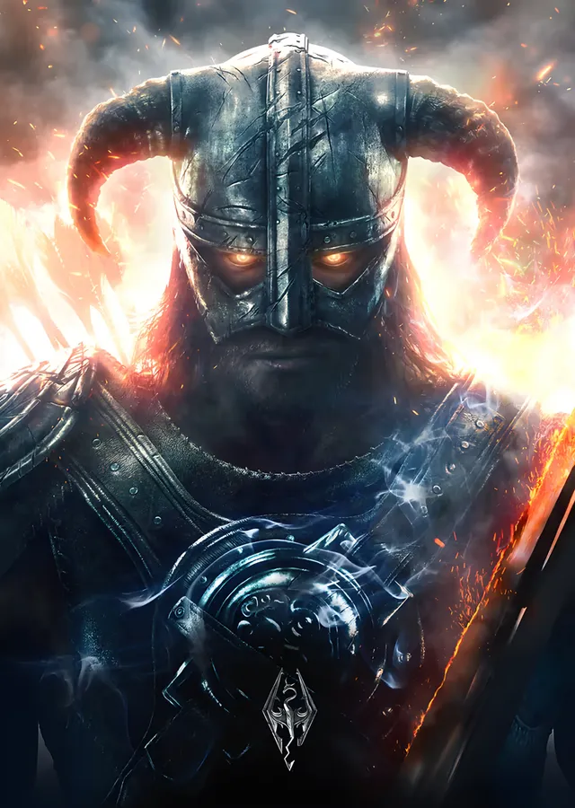The Dragonborn Comes metal tablo
