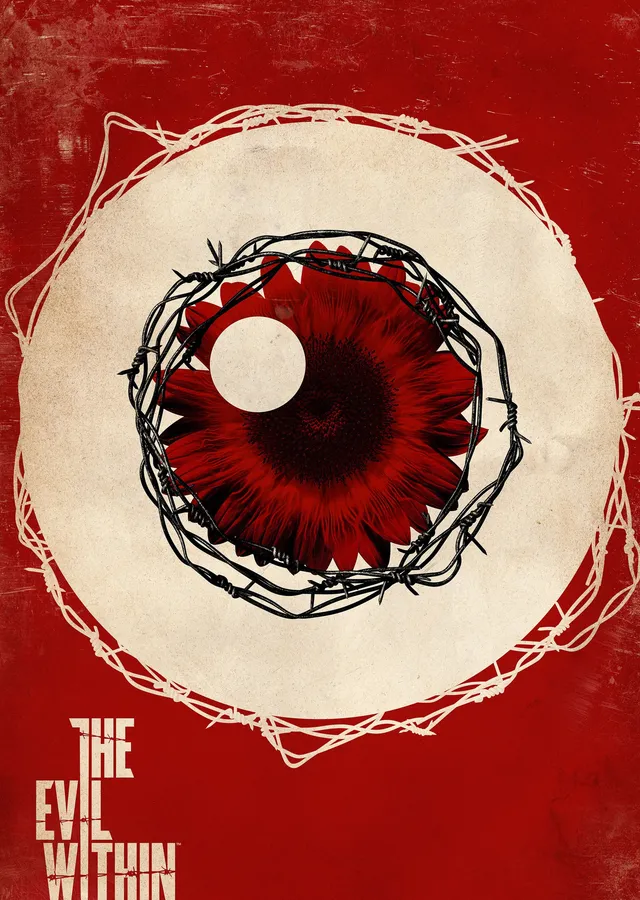 The Evil Within: Dikenli Göz metal tablo