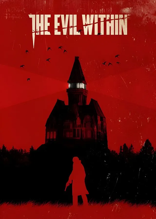 The Evil Within: Kızıl Konak metal tablo
