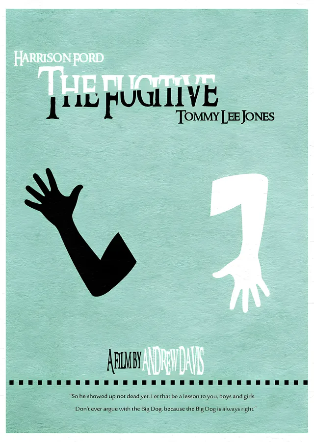 The Fugitive metal tablo