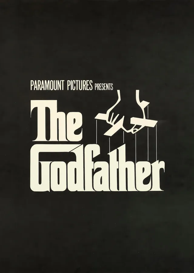 The Godfather - Baba, Siyah Fondaki Kukla Figürü metal tablo