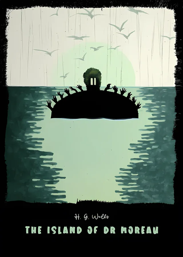 The Island of Doctor Moreau metal tablo