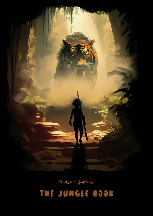 The Jungle Book metal tablo