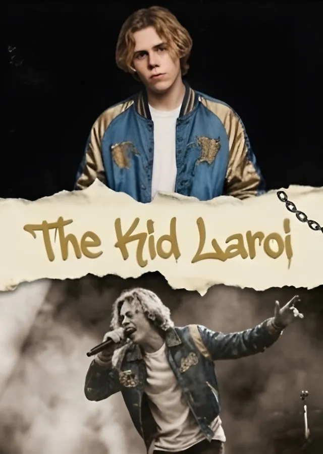 The Kid LAROI - Kağıt Şerit metal tablo