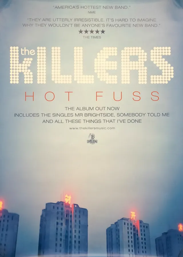 The Killers - Hot Fuss Tanıtımı metal tablo