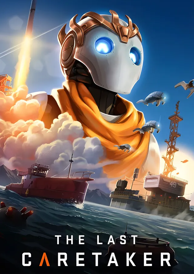 The Last Caretaker: Denizde Dev Robot Kafası metal tablo
