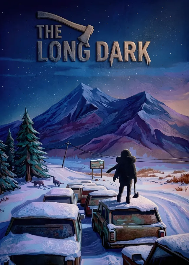 The Long Dark: Karlı Otoparkta Hayatta Kalan metal tablo