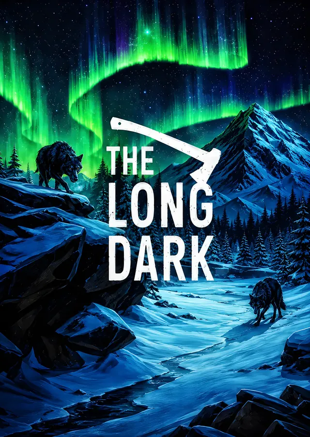 The Long Dark: Kuzey Işıklarında Kurt ve Dağ metal tablo