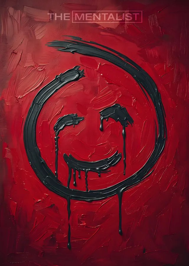The Mentalist: Kanlı Gülen Yüz metal tablo