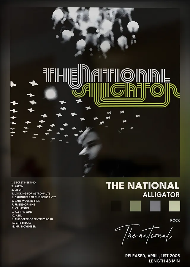 The National: Alligator metal tablo
