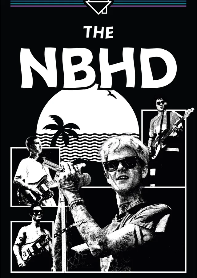 The Neighbourhood: Palmiye ve Sahne metal tablo