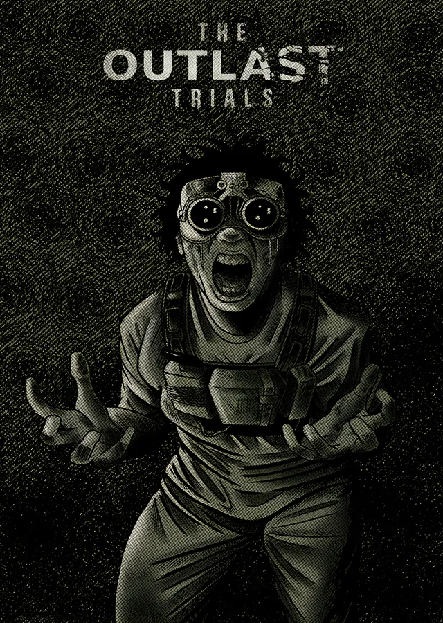 The Outlast Trials: Gözlüklü Çığlık metal tablo