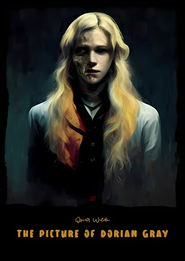 The Picture of Dorian Gray metal tablo