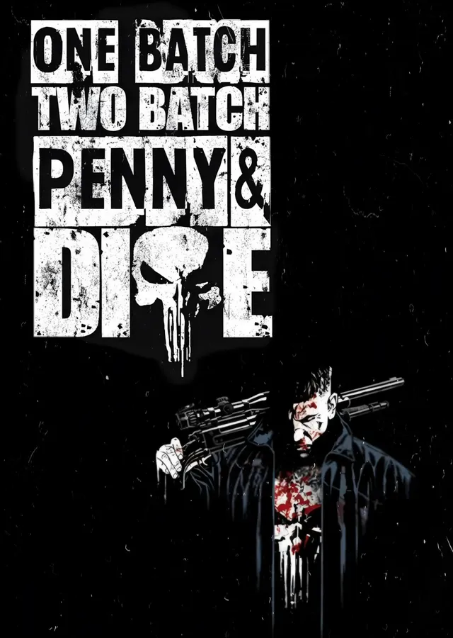 The Punisher - One Batch, Two Batch metal tablo