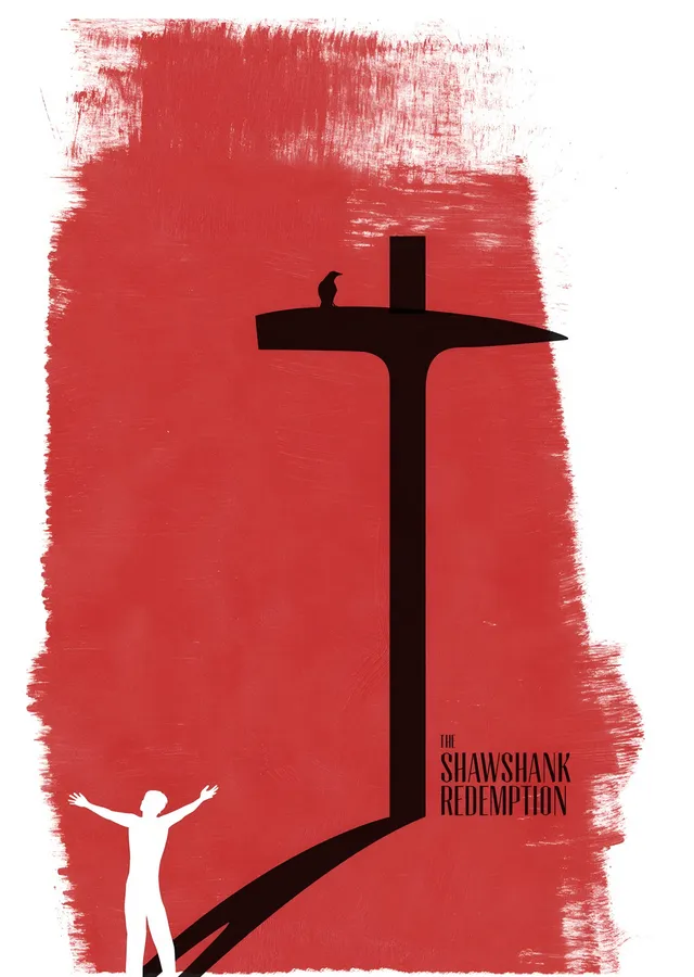 The Shawshank Redemption: Kırmızı Zeminde Kaçış metal tablo