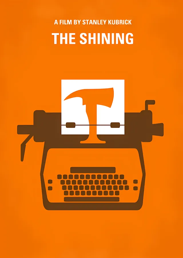 The Shining - Daktilo metal tablo