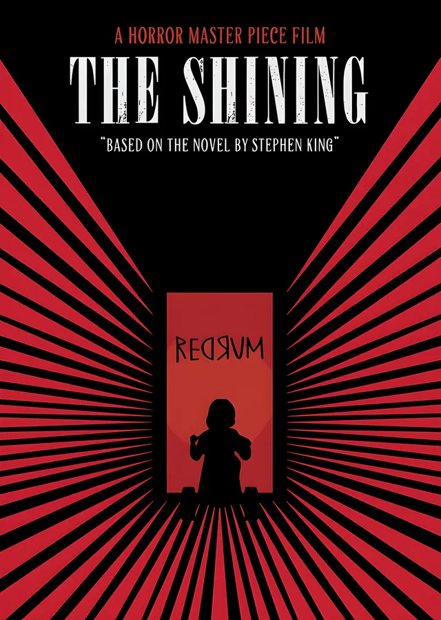 The Shining - Kırmızı Işınlar metal tablo