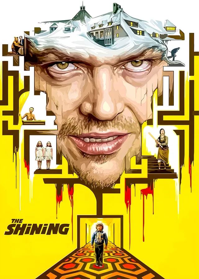 The Shining - Otel metal tablo