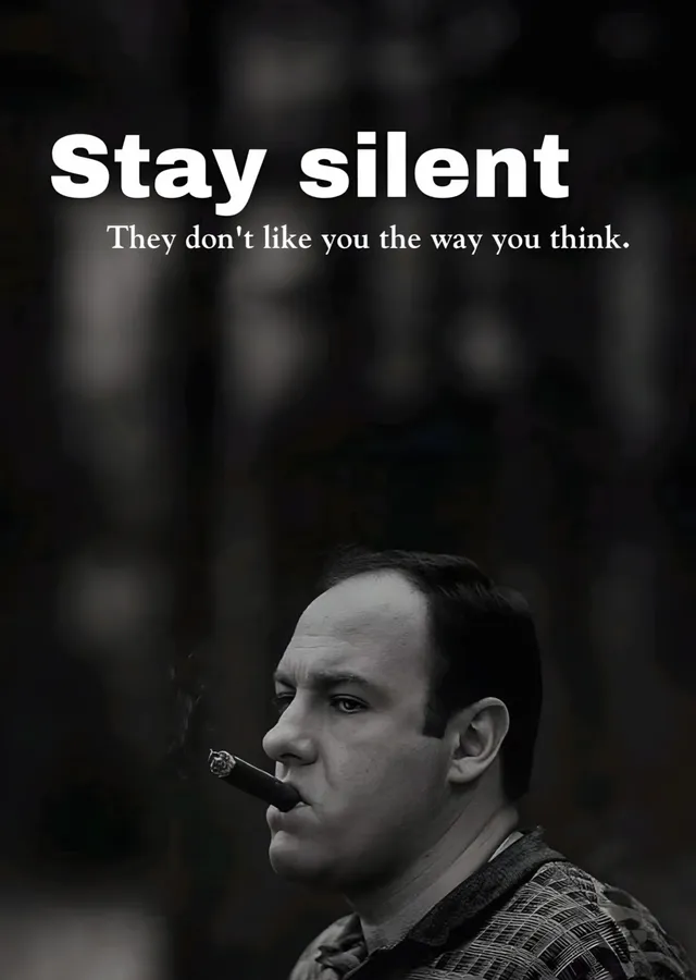 The Sopranos - Stay Silent metal tablo