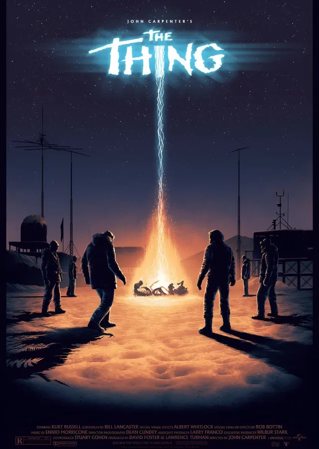 The Thing - Ateş Çemberi metal tablo