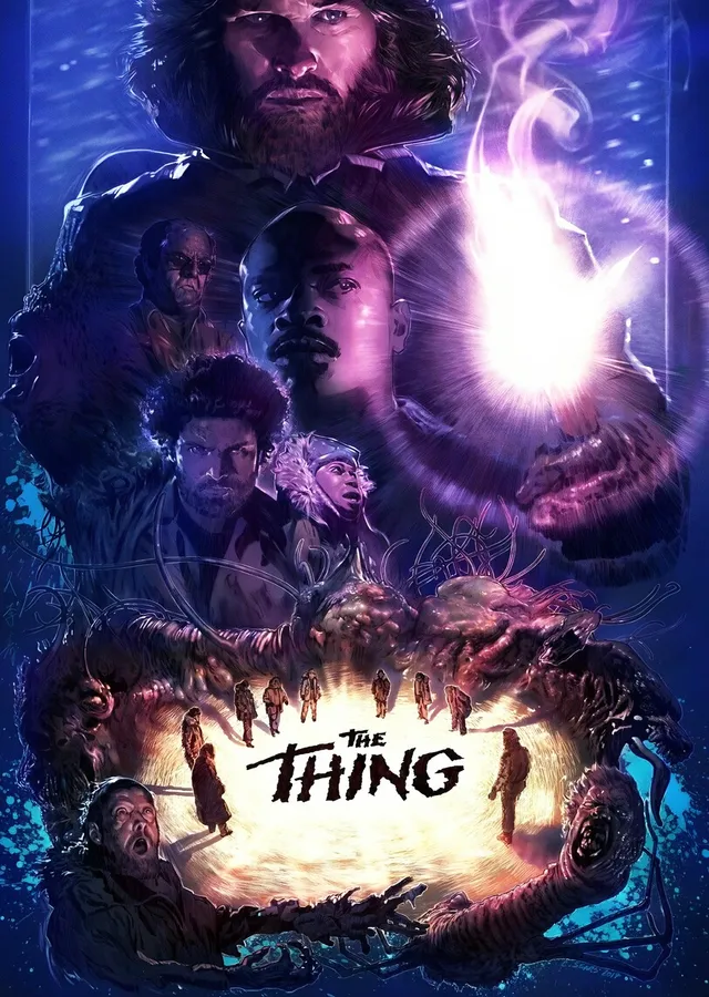 The Thing - Kadro metal tablo