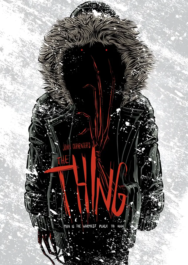 The Thing - Kapüşon metal tablo
