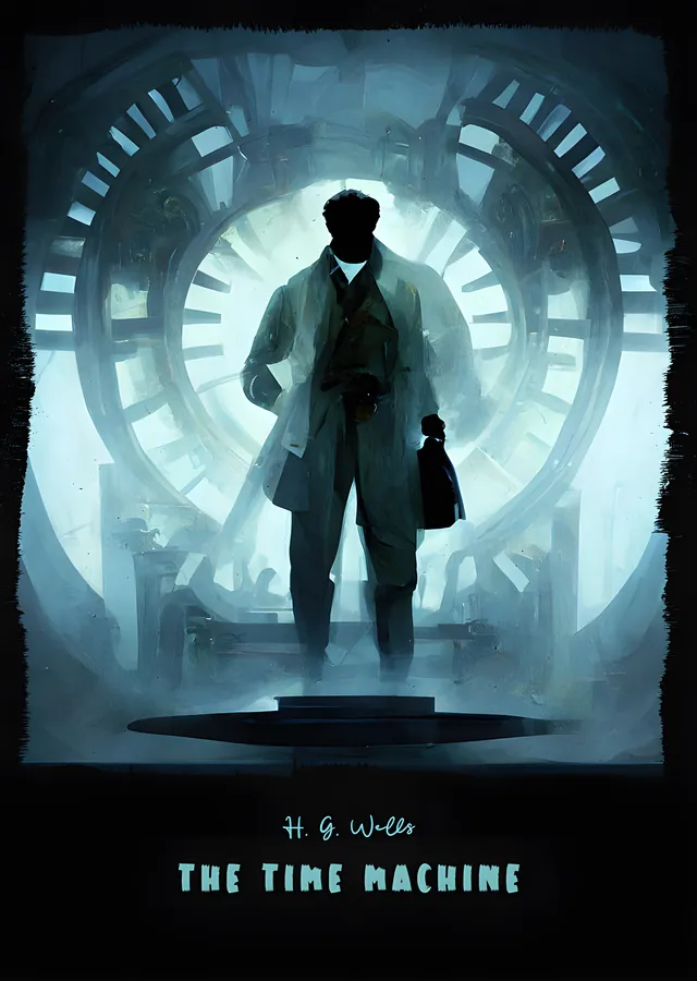 The Time Machine metal tablo