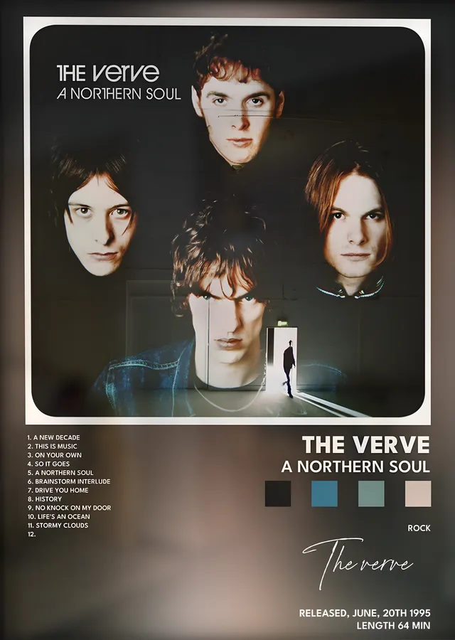 The Verve: A Northern Soul metal tablo