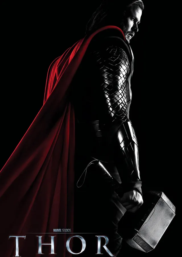 Thor - Kızıl Pelerin metal tablo