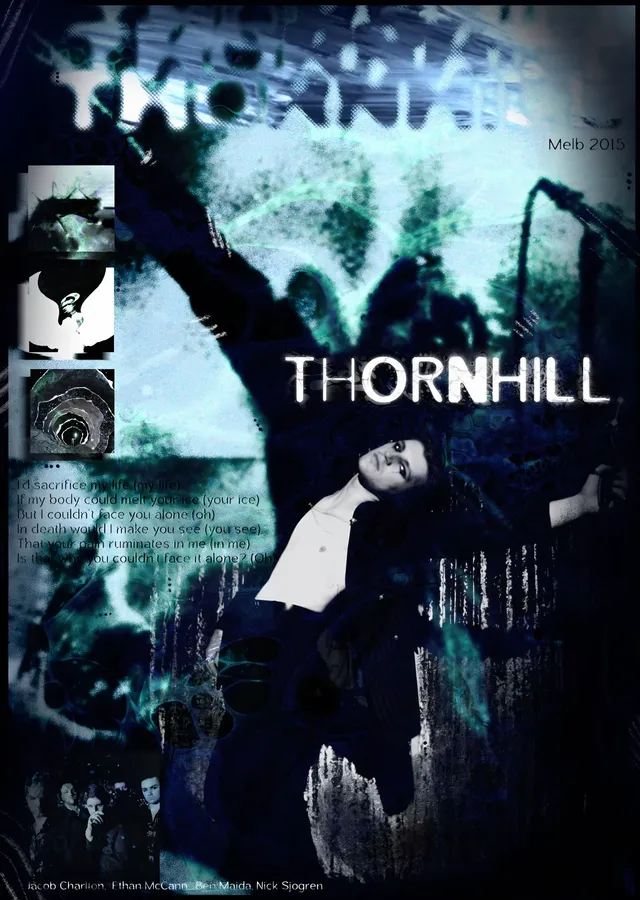 Thornhill - Sahne Kolajı metal tablo
