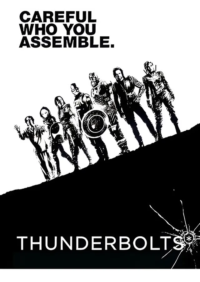 Thunderbolts - Careful Who You Assemble metal tablo