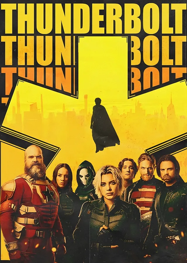 Thunderbolts - Sarı Şimşek metal tablo