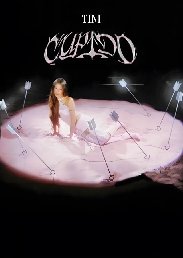 TINI - Cupido metal tablo