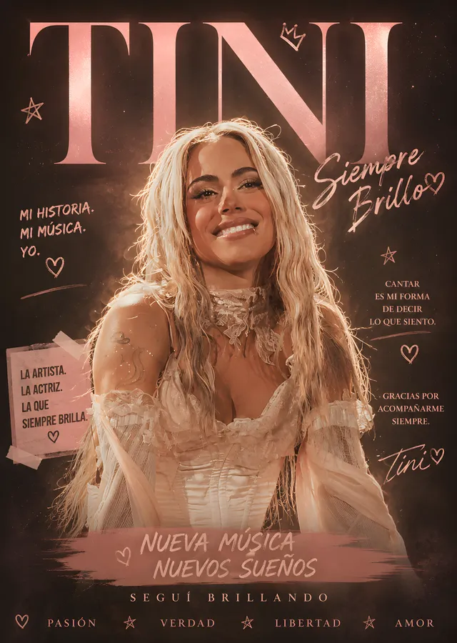TINI - Siempre Brillo metal tablo