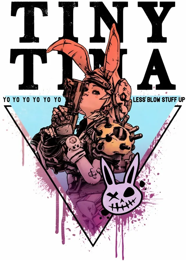 Tiny Tina: Grafiti Afişi metal tablo