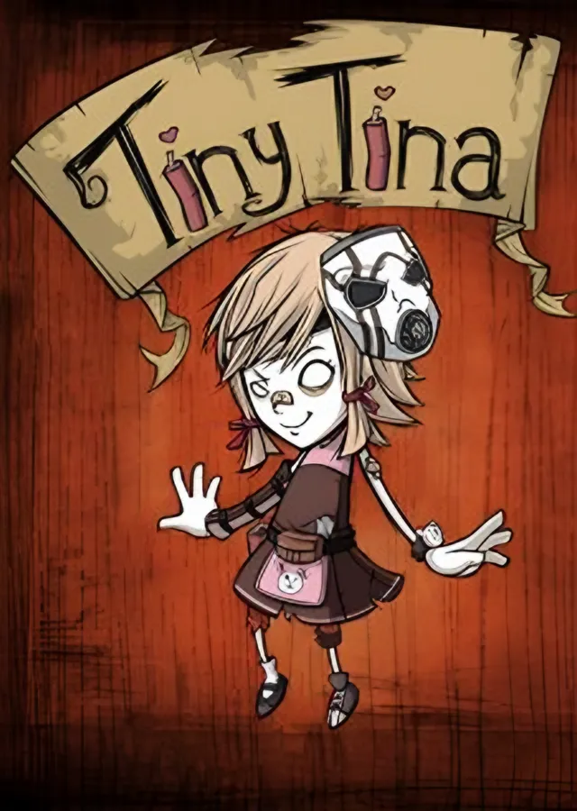 Tiny Tina: Maskeli Portre metal tablo