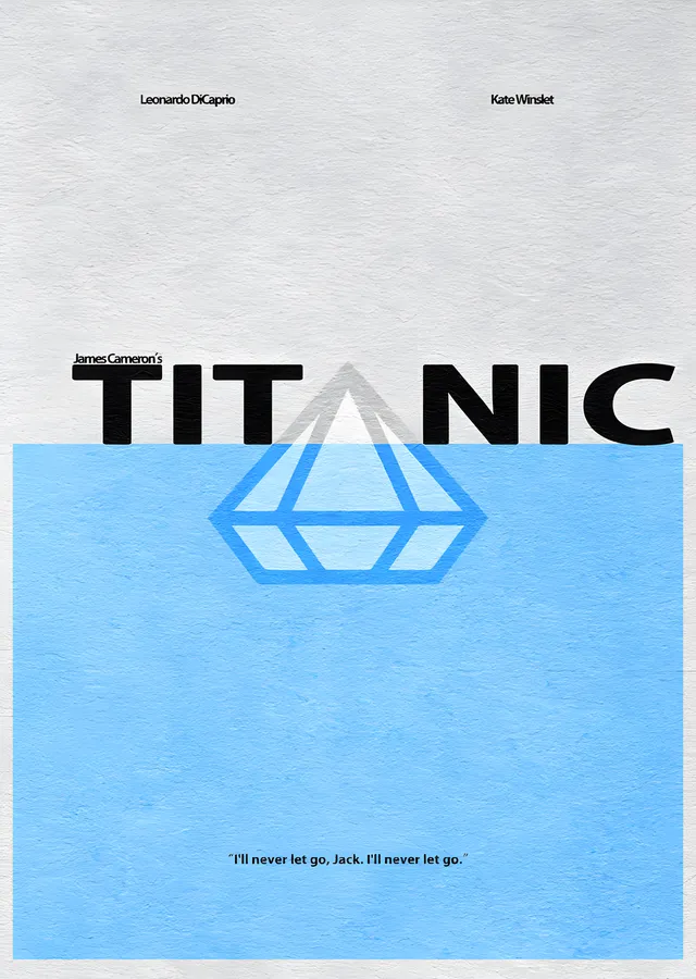 Titanic metal tablo