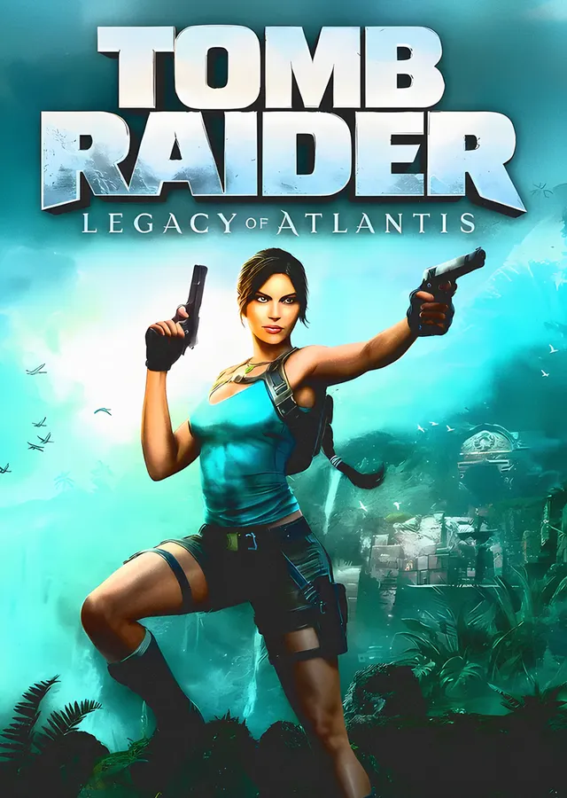 Tomb Raider: Su Basmış Tapınakta Lara metal tablo