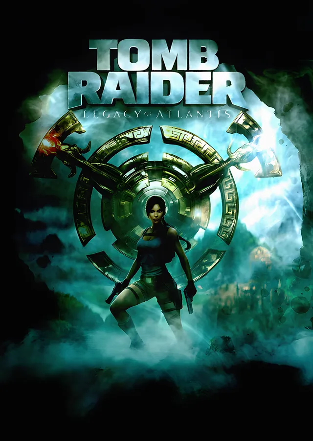 Tomb Raider: Yeşil Çarkta Lara Croft metal tablo