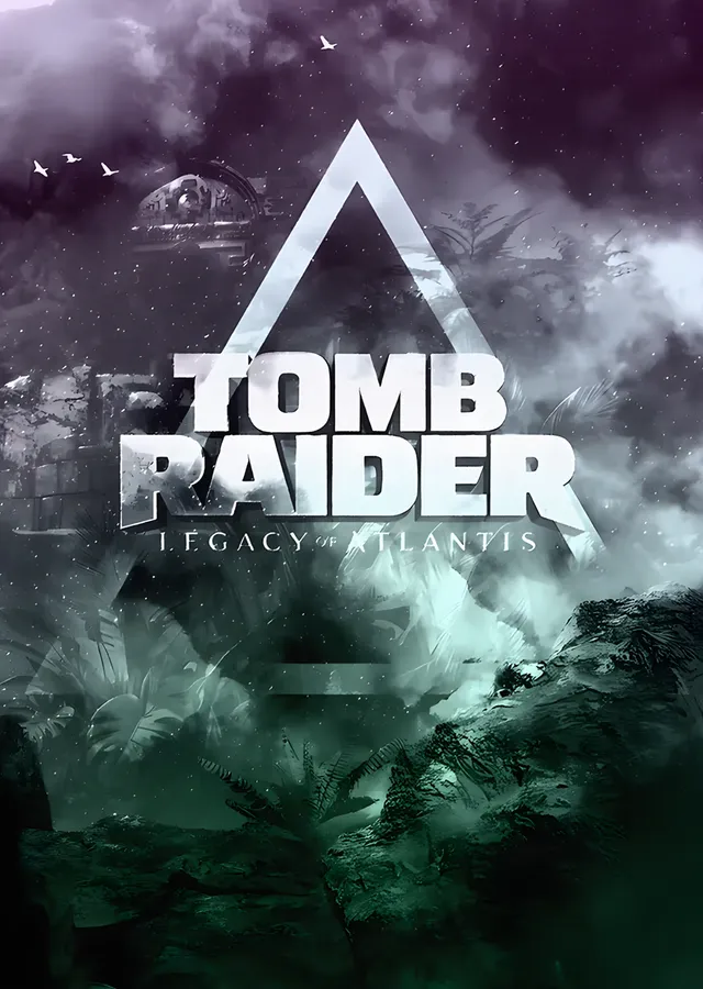 Tomb Raider: Yeşil Sisde Üçgen Amblem metal tablo
