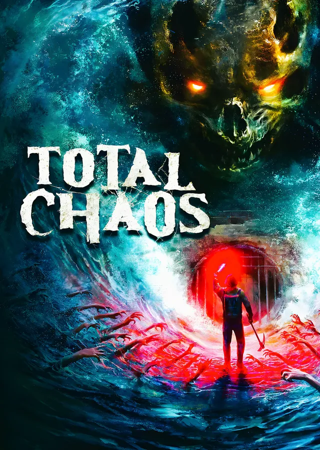 Total Chaos: Kanlı Denizde Yeşil Kafatası metal tablo