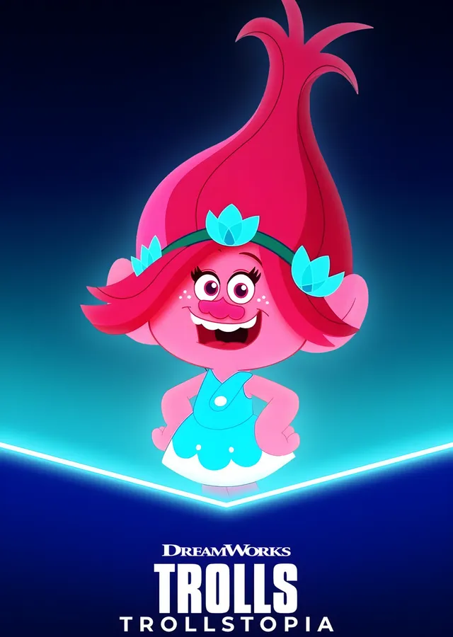 Trolls Trollstopia metal tablo