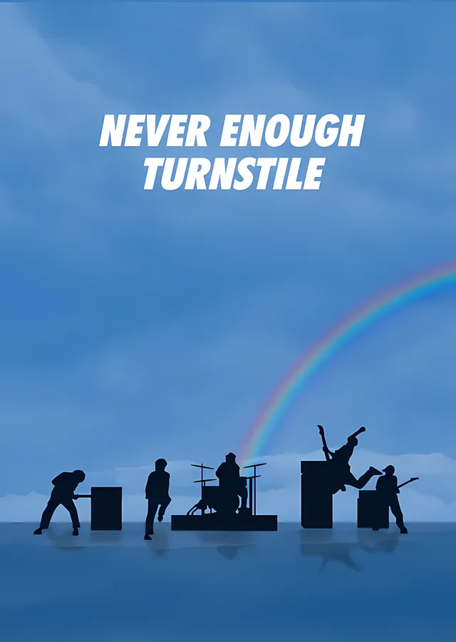 Turnstile - Gökkuşağı Sahnesi metal tablo